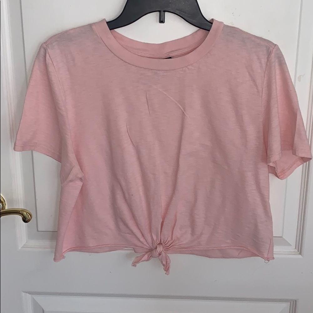 Pink Crop Top